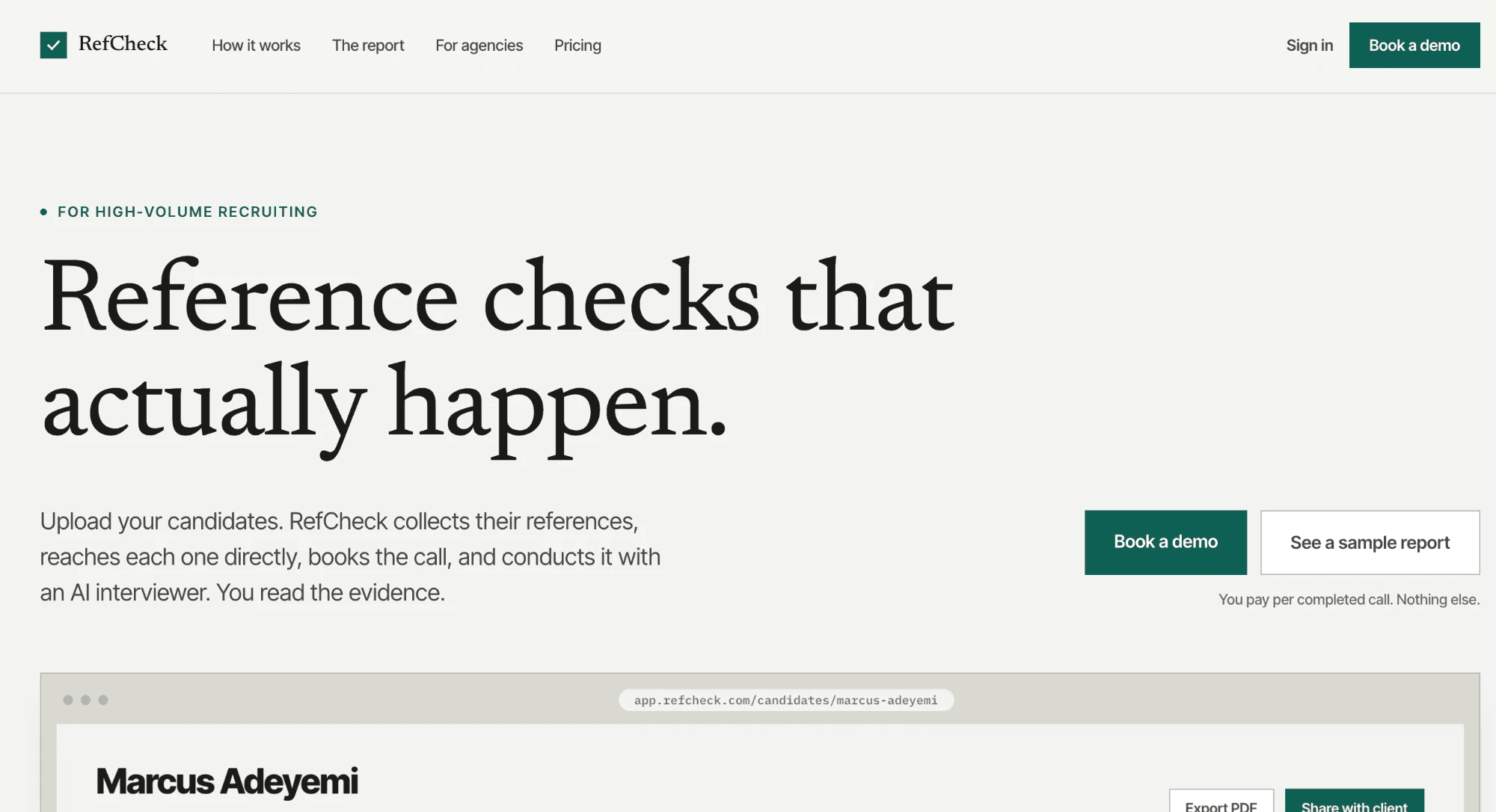RefCheck screenshot
